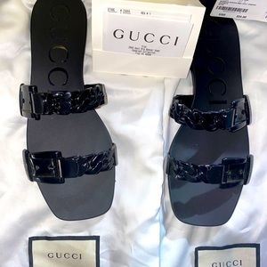Brand New barely worn Gucci Sandals